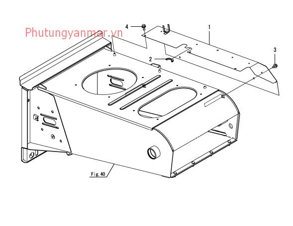 Nắp xích buồng cấp lúa